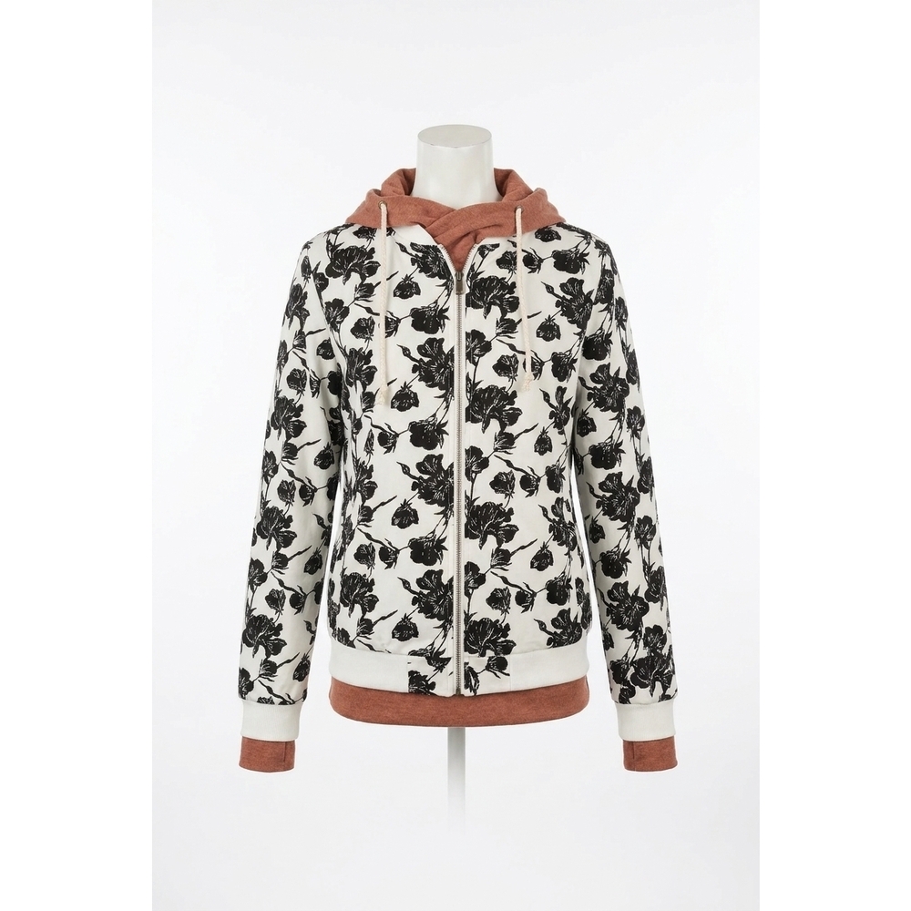NEW AMPERSAND AVE bomber jacket in floral symphony